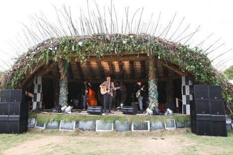 Mundy gears up for the weekend during a practice session at the EP Body and Soul stage today.