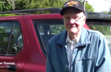 This 91-year-old man checked off the only thing on his bucket list in the most badass way