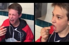 This kid is going viral for flipping out after eating a ghost pepper