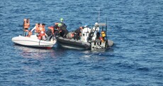 "Dehydrated but alive": Irish Naval ship LÉ Eithne rescue migrants off the coast of Italy