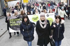 Dunnes Stores workers call on people to join them for today's march