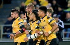 Hurricanes pay respects to Collins as they claim top spot in Super Rugby