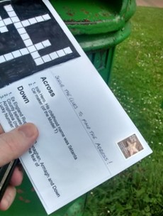An Post says man sending 'puzzle' mail is 'a postal champion'