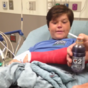Boy breaks his arm, marvels at his new cast while hopped up on pain meds