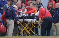 Fan left fighting for her life after being hit by broken bat which flew into the crowd