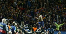 Suarez, Neymar strike to seal Barca's treble