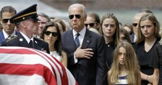 Emotional scenes as Joe Biden's son Beau is laid to rest