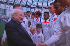 Anyone care to guess what Michael D Higgins said to Raheem Sterling today?