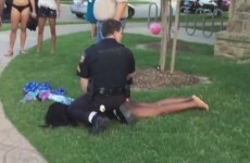 "He grabbed me, twisted my arm, shoved me in the grass and started pulling the back of my braids"