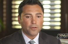 Boxer Oscar de la Hoya was suicidal during his two-year cocaine and alcohol binge