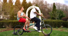 Gronk and David Ortiz singing on a tandem bike is the weirdest ad you'll see