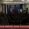 Reporters flee live televised White House press briefing over bomb threat