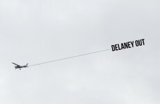 Anti-Delaney banner to fly over the Aviva Stadium before Scotland qualifier