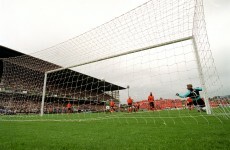 Action Replay: when McAteer pulled the trigger against the Dutch
