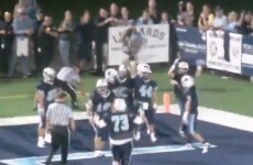 WATCH: These high school American football players were penalised for honoring their dead friend