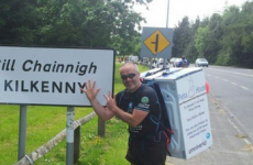 The inspiring story behind a man carrying a washing machine around Ireland