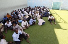 Libyan rebels round up black Africans
