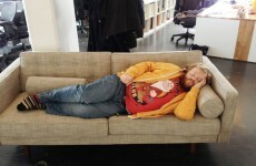 This guy took a nap at work and his colleagues turned him into a meme
