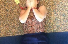This woman's dress matched the floor and the internet absolutely loved it