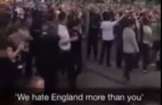 These Irish and Scottish fans couldn't agree on who disliked England more