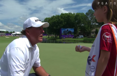 More evidence to prove that Phil Mickelson is actually the soundest man in golf
