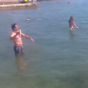 Ah lads, that isn't how you throw a frisbee