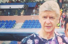 Arsenal unveil new home jersey but it hasn't a patch on Wenger's funky t-shirt