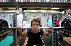 In pictures: Irish players hit the weightroom