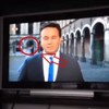 Watch this guy leg it from his house so he can photobomb a live TV broadcast