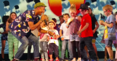 Dad goes absolutely mental as his son dances with Pharrell