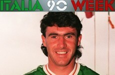 'I was more nervous in training than in games' -- Alan McLoughlin on Italia 90