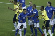 Neymar sent off amid ugly scenes as Brazil lose to Colombia at Copa America