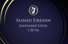 The government got a (very brief) scare in the Seanad today