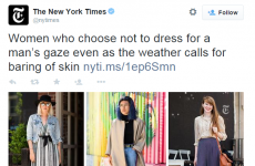 "Despicable and sexist" - the New York Times is under fire for this headline