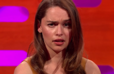 Cara Delevingne and Emilia Clarke had an intense 'eyebrow-off' on Graham Norton