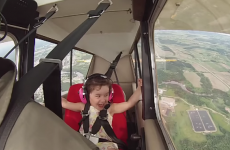 This pilot took his daughter on a stunt plane for the first time, and she bloody loved it