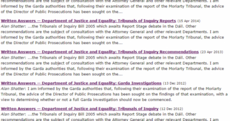 For three years, ministers have repeatedly given the EXACT same answer to Moriarty questions