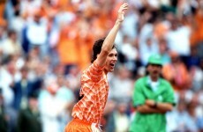 THAT Marco van Basten volley is 27-years old today