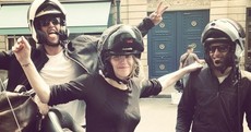 Courtney Love got 'taken hostage' during a protest in Paris