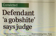 An Irish judge called a defendant a 'gobshite' and inspired the best headline ever