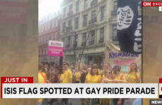 CNN mistakes Pride flag covered in dildos for ISIS flag