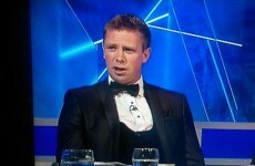 There was a tux on the Sunday Game last night and nobody could handle it