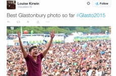 This 'amazing photo from Glastonbury' isn't from Glastonbury at all