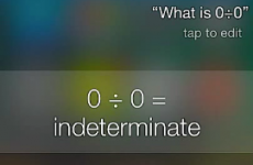 Listen to how sassy Siri gets when you ask her to divide zero by zero