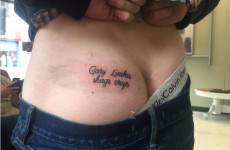 This lad got 'Gary Lineker shags crisps' tattooed on his arse, and immediately regretted it