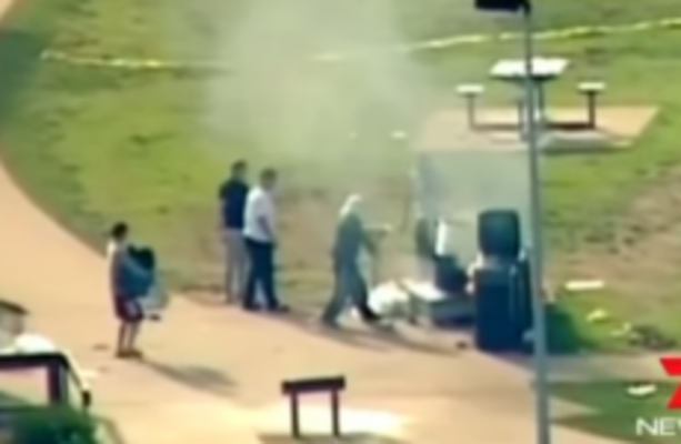 Watch: Inmates stage riot as Australian authorities introduce prison ...