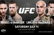 The UFC have wasted no time in releasing a promo for McGregor versus Mendes