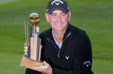 In the swing:  Thomas Bjorn continues to grow old gracefully
