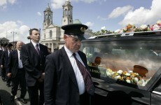 "The violence is now at our door - it invades our town in two coffins"