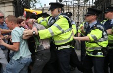 Garda Commissioner expresses concern for female garda knocked unconscious at Dáil protest